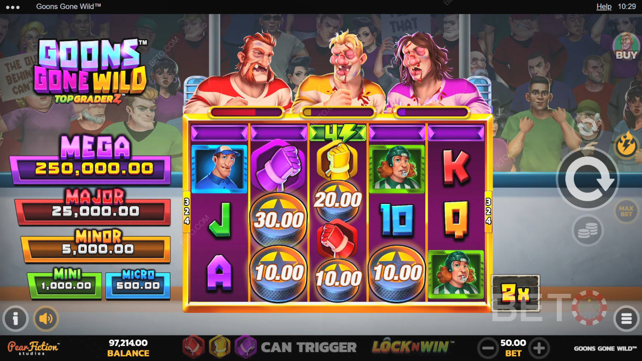 Đánh giá Goons Gone Wild của BETO Slots