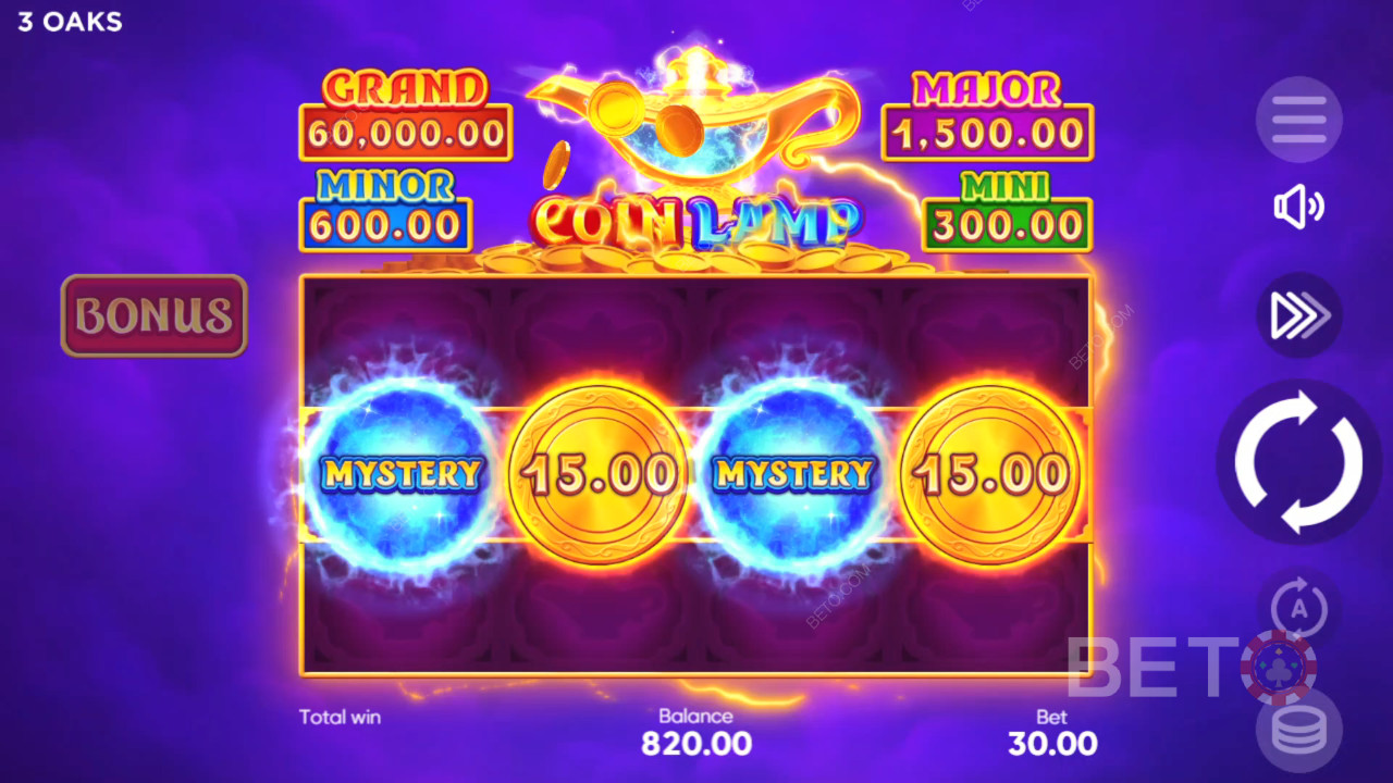 Đánh giá Coin Lamp của BETO Slots