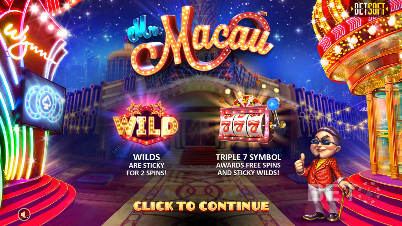 Tận hưởng một số tính năng mạnh mẽ nhất trong cờ bạc trực tuyến trong khe Mr Macau