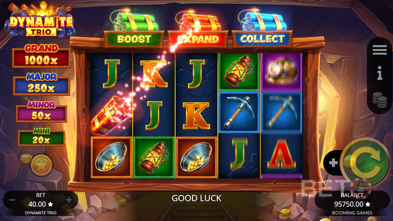 Đánh giá Dynamite Trio của BETO Slots