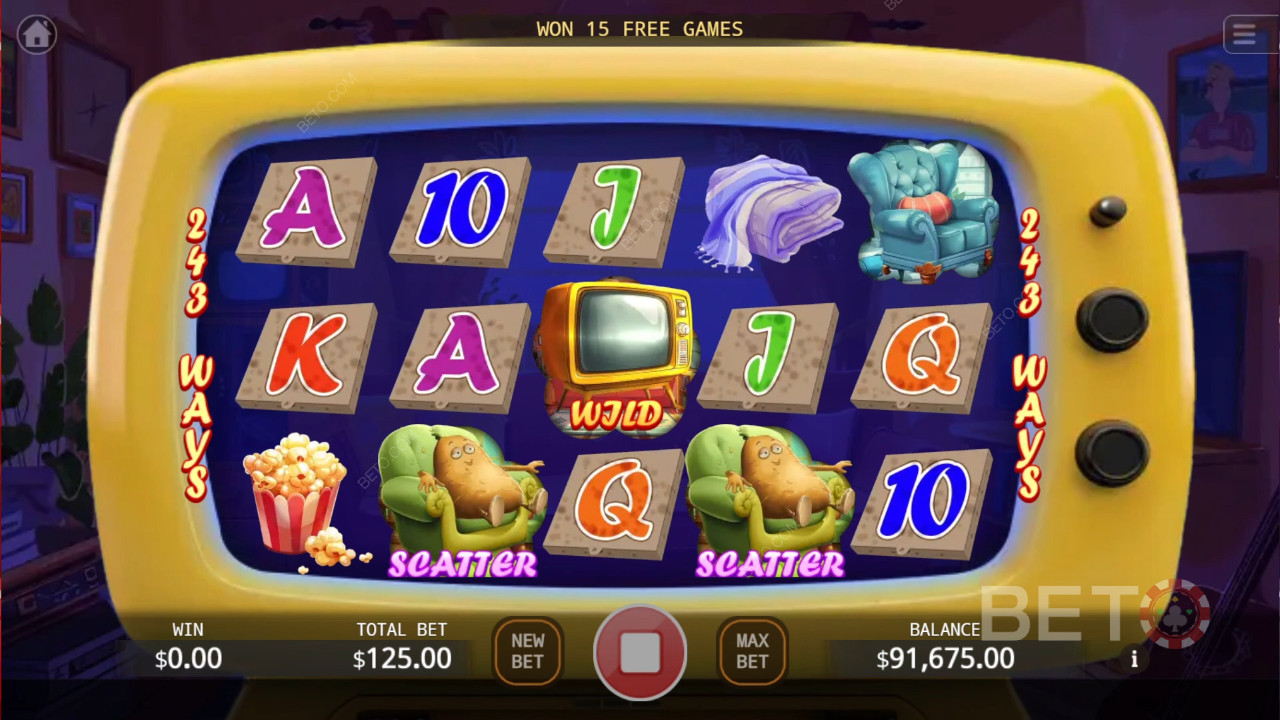 Đánh giá Couch Potato của BETO Slots