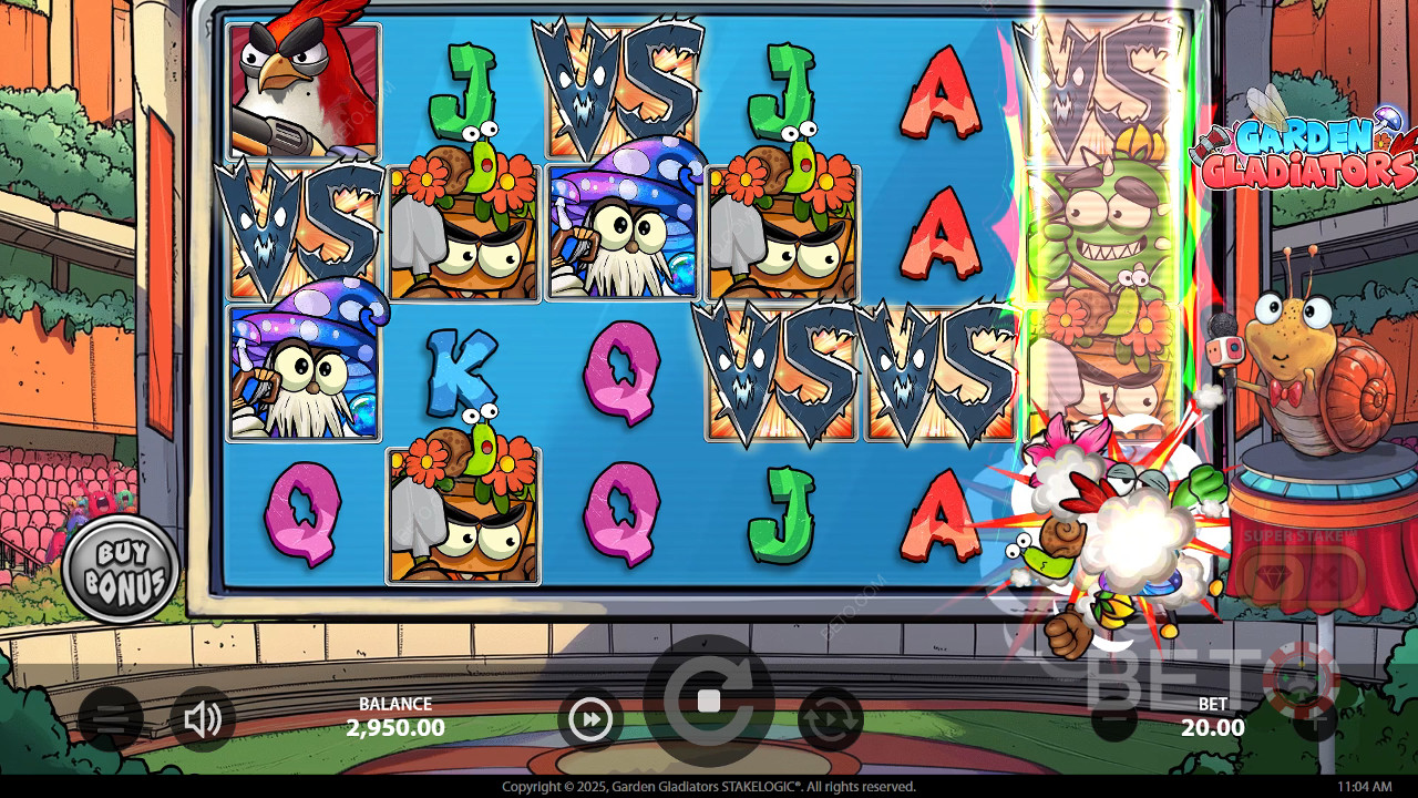 Đánh giá Garden Gladiators của BETO Slots