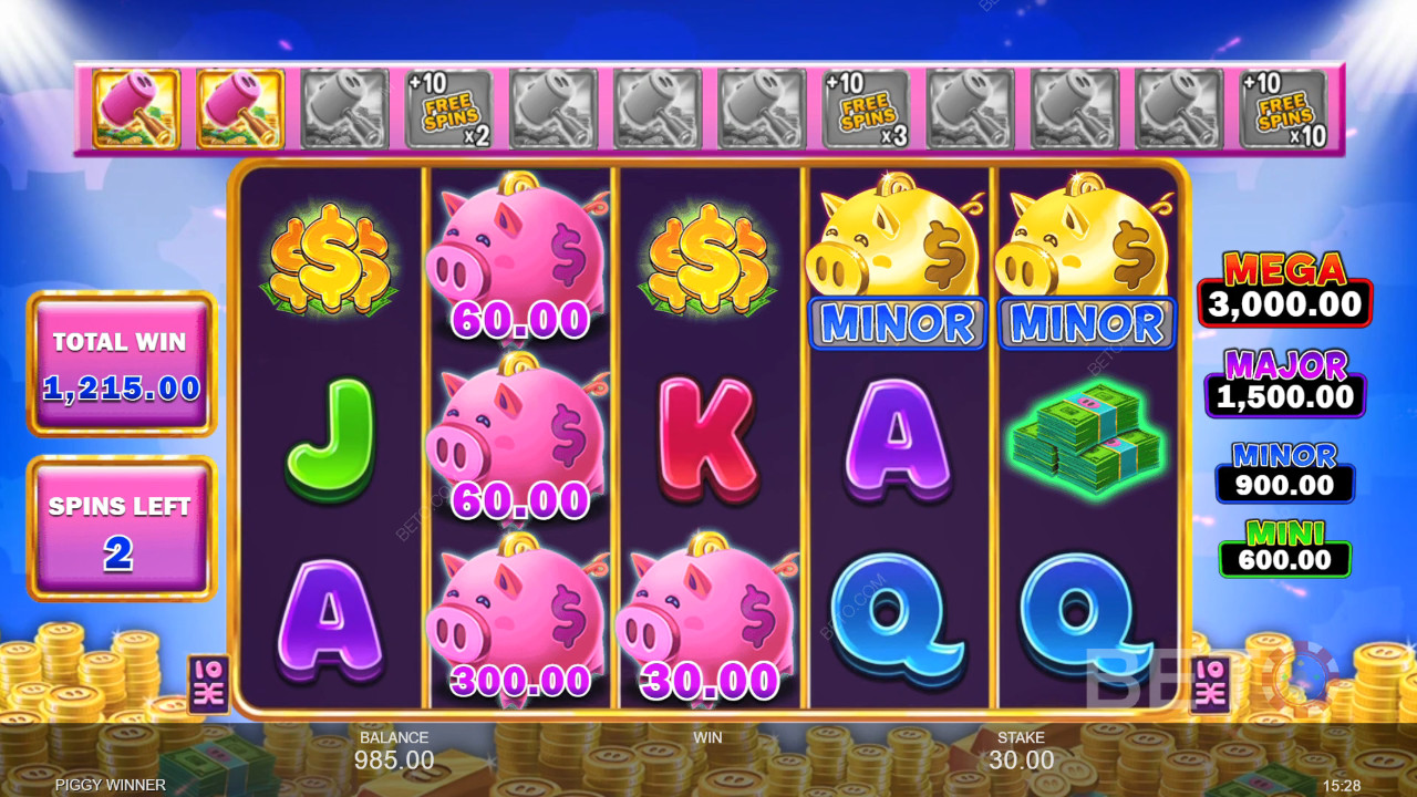 Cách chơi Piggy Winner của Inspired Gaming