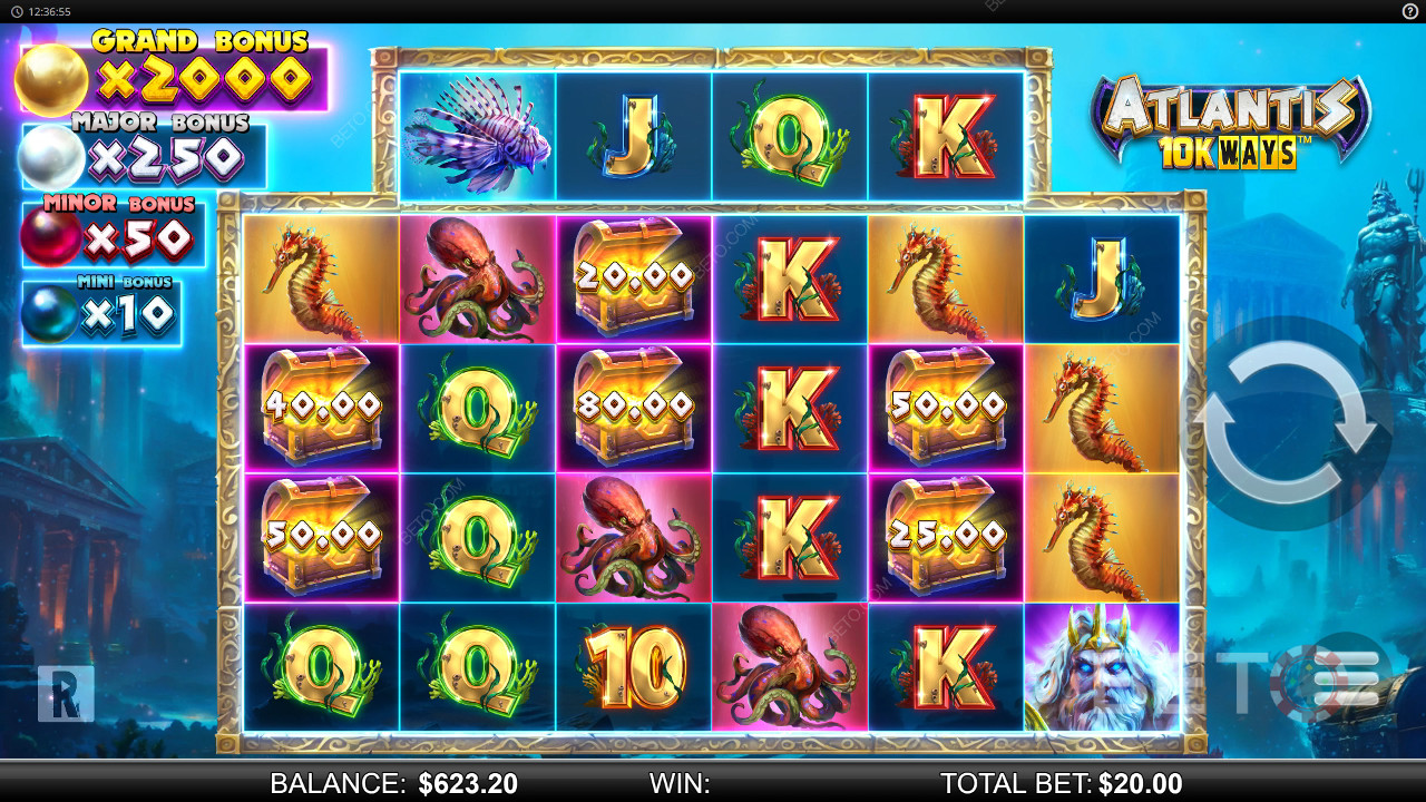 Đánh giá Atlantis 10K Ways của BETO Slots