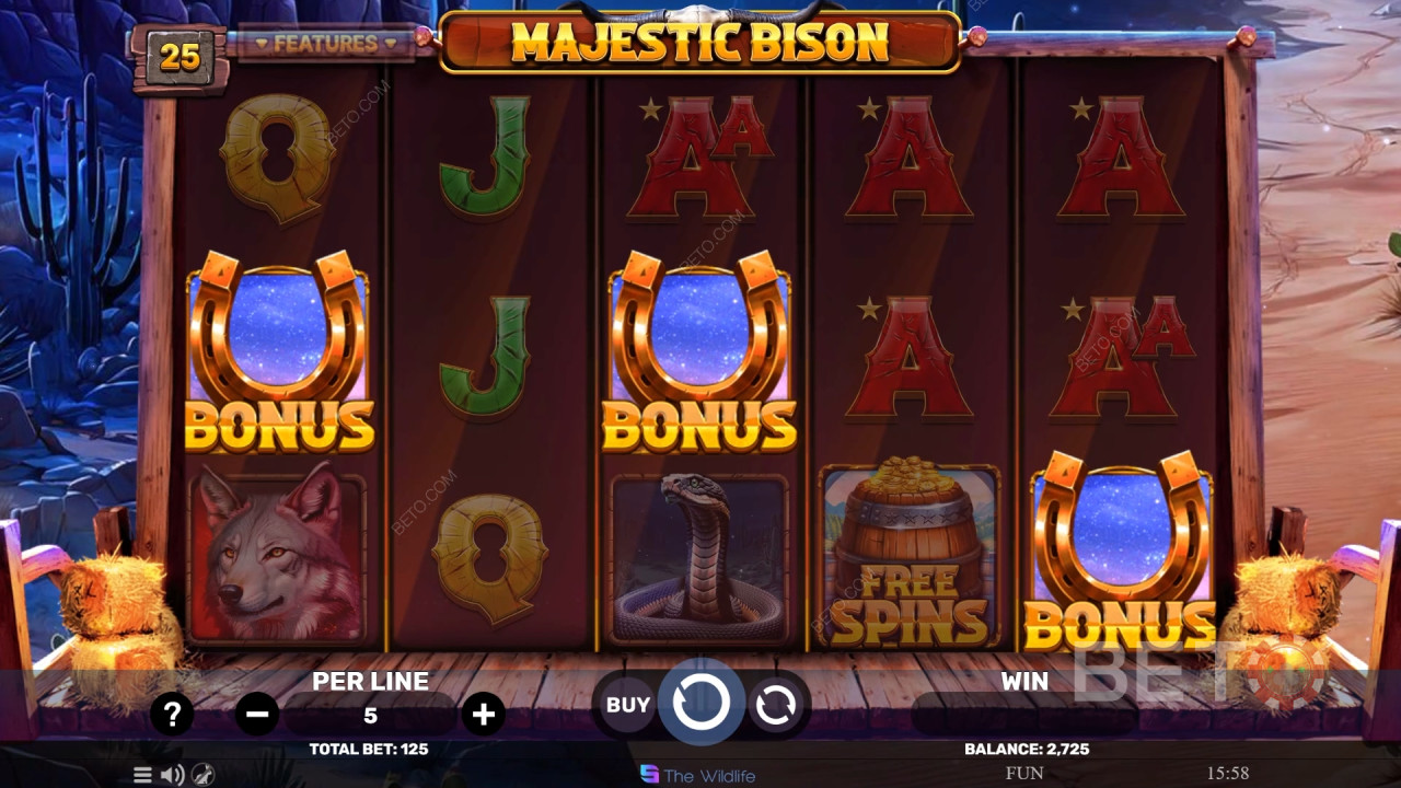 Đánh giá Majestic Bison của BETO Slots
