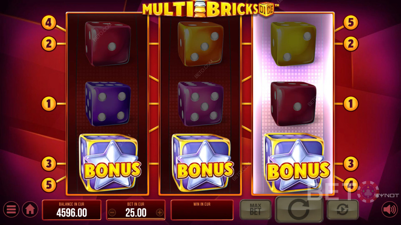 Đánh giá Multi Bricks Dice của BETO Slots