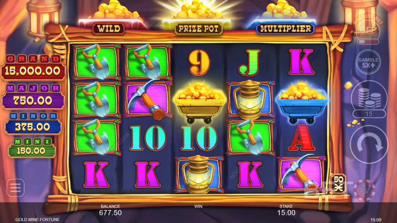 Đánh giá Gold Mine Fortune của BETO Slots