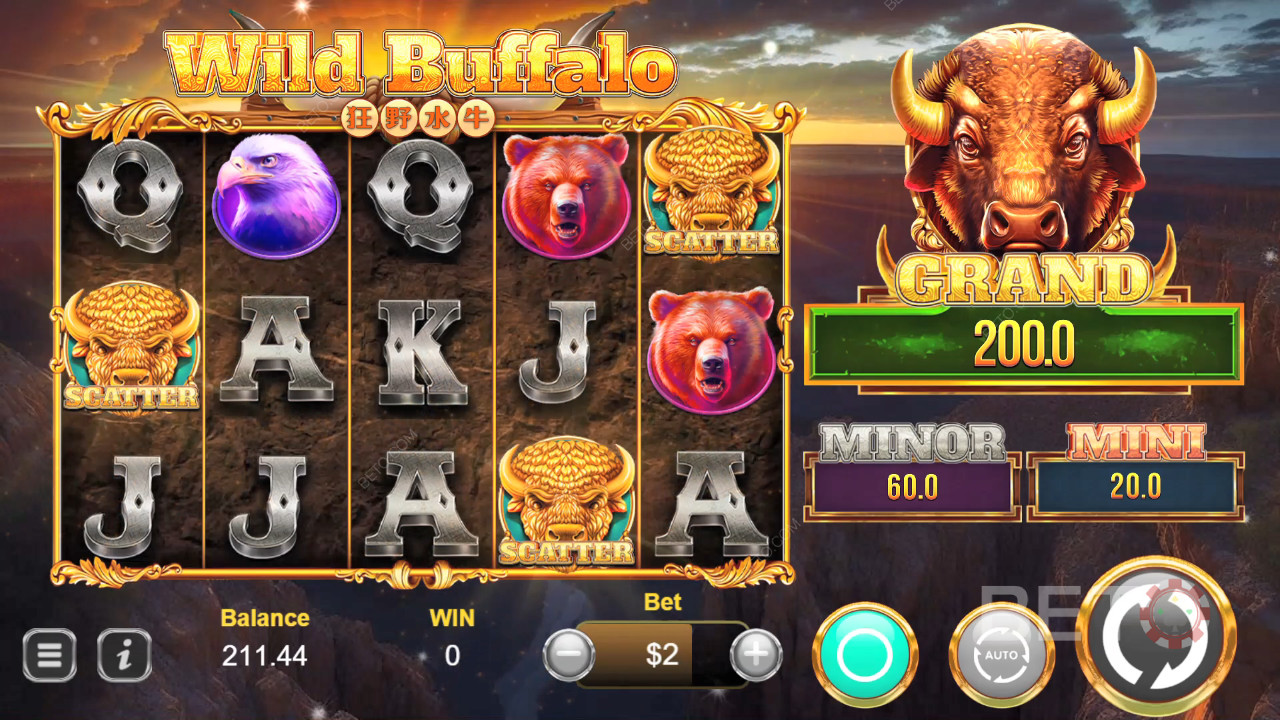 Đánh giá Wild Buffalo của BETO Slots