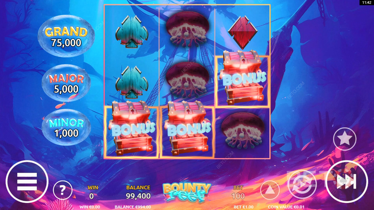 Đánh giá Bounty Reef của BETO Slots