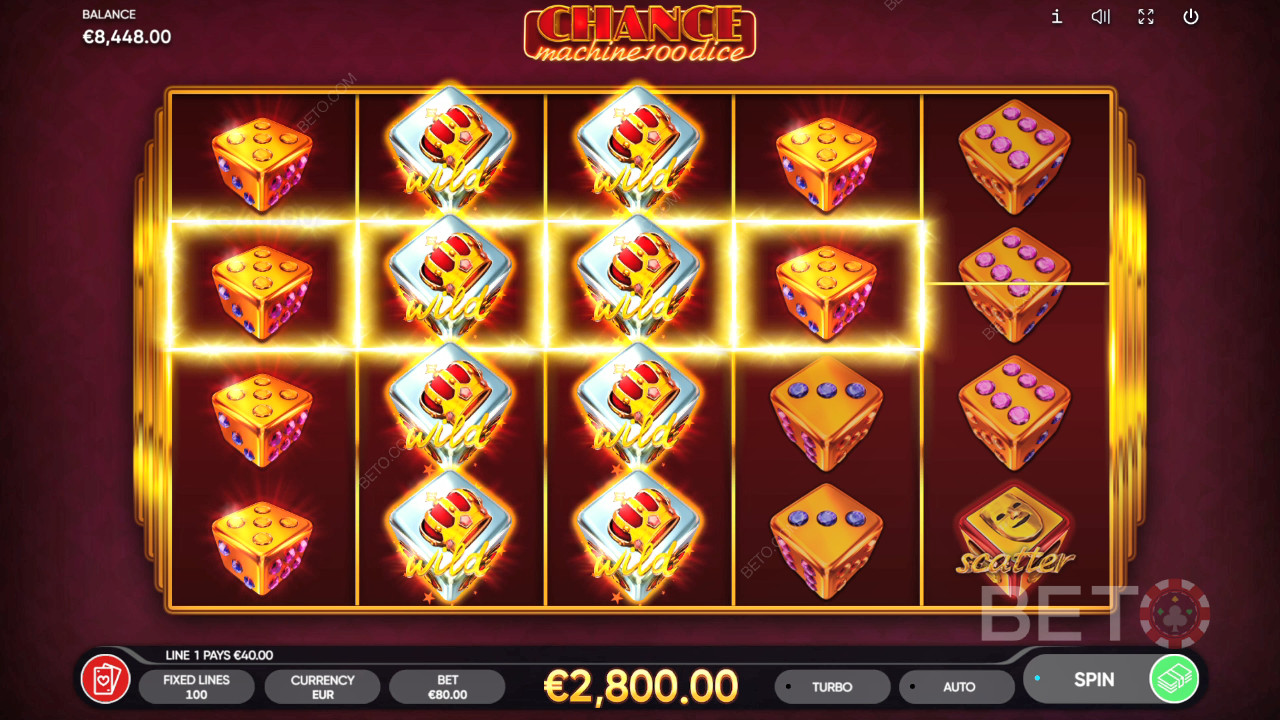 Đánh giá Chance Machine 100 Dice của BETO Slots
