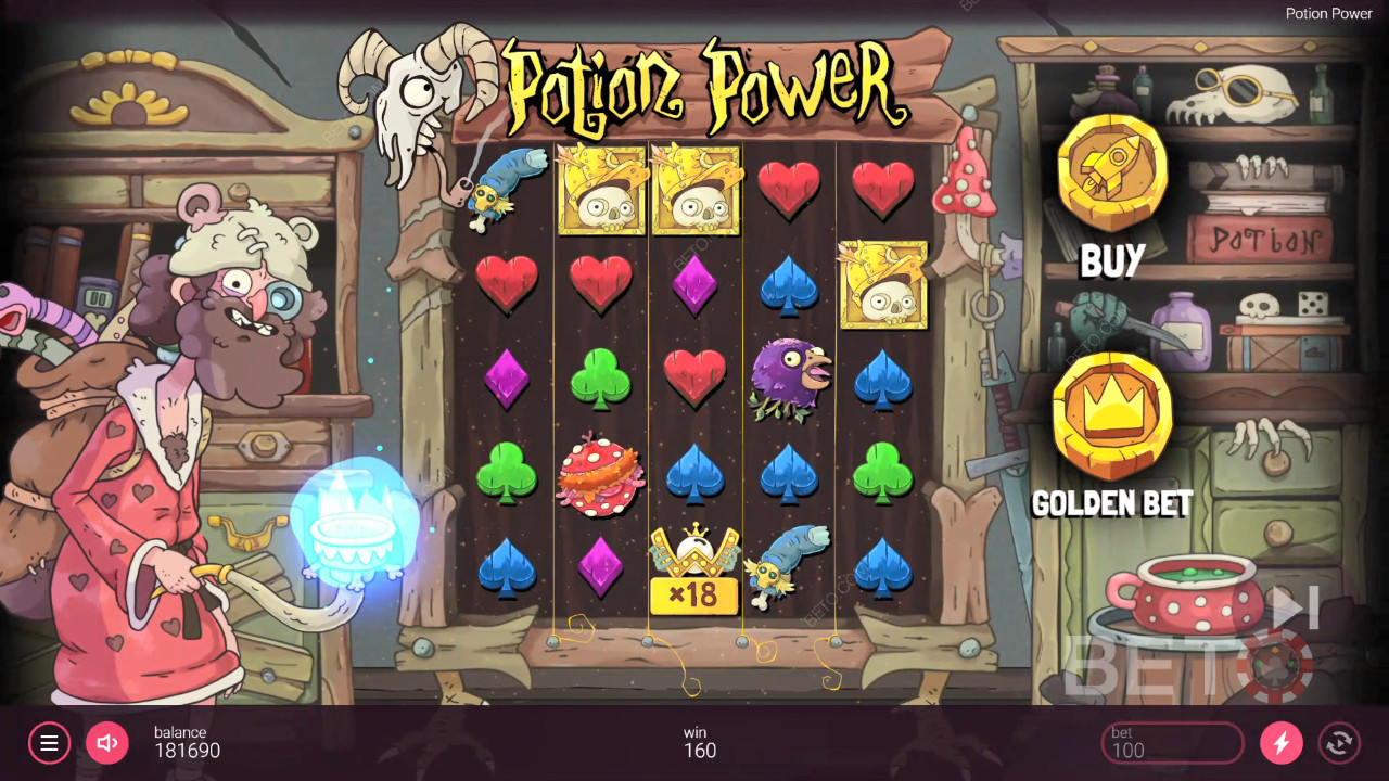 Đánh giá Potion Power của BETO Slots