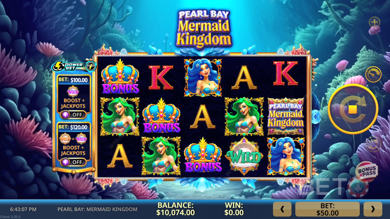 Đánh giá Pearl Bay: Mermaid Kingdom của BETO Slots