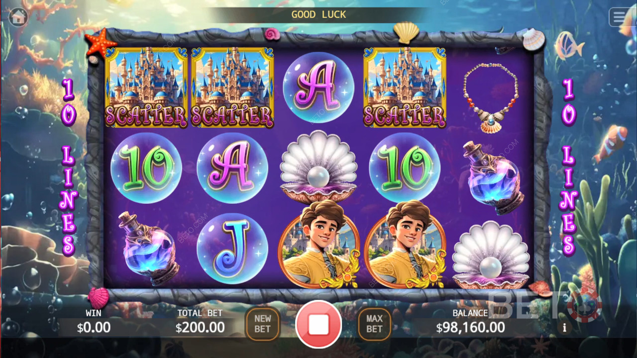 Đánh giá về Mermaid Princess của BETO Slots