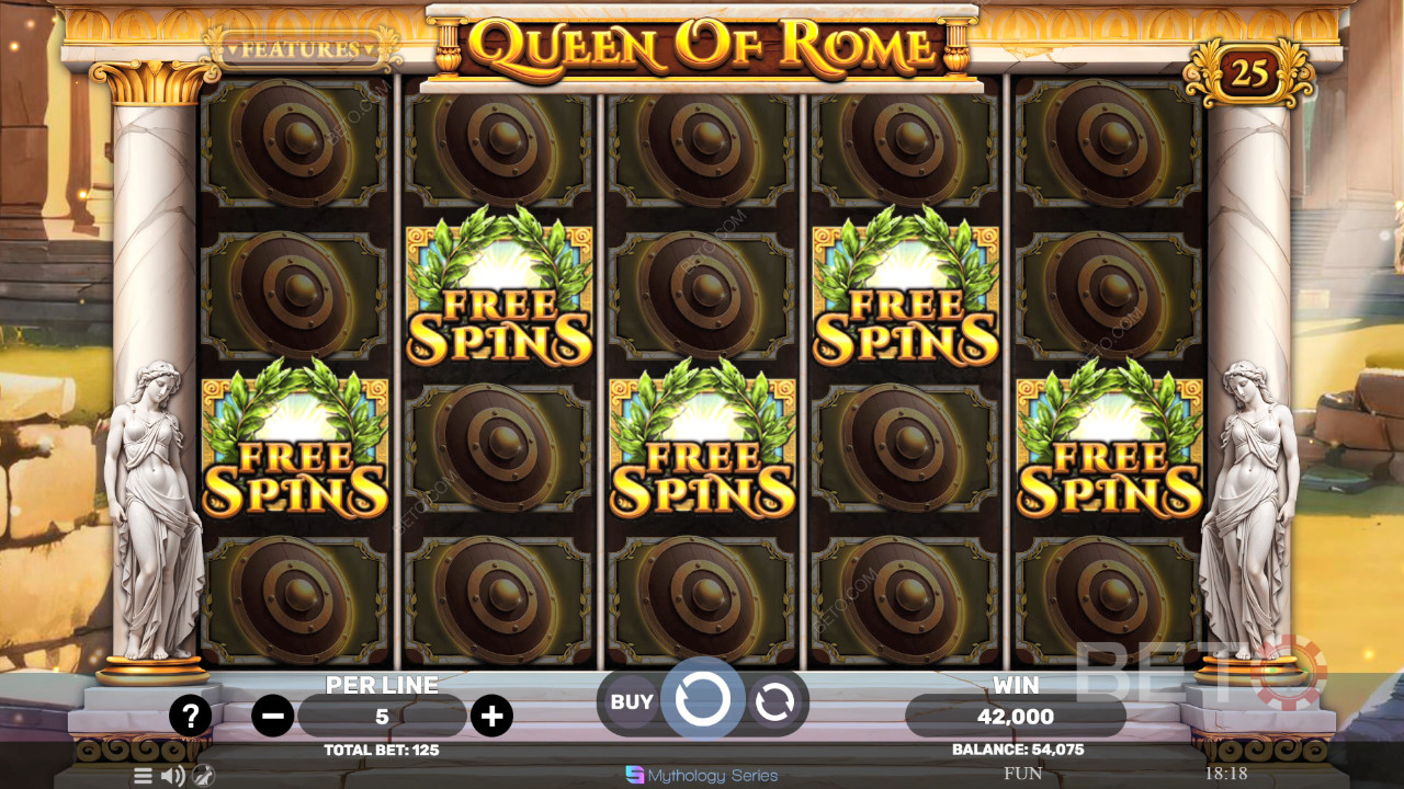 Đánh giá Queen of Rome của BETO Slots