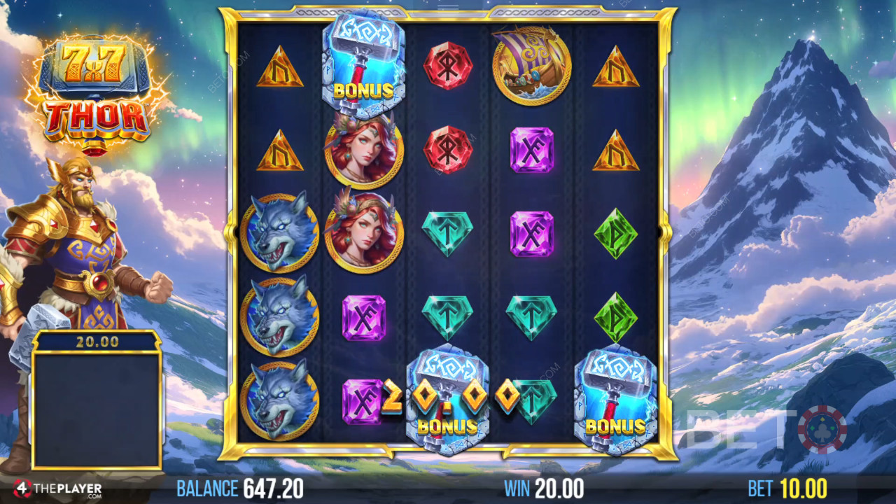 Đánh giá 7×7 Thor của BETO Slots