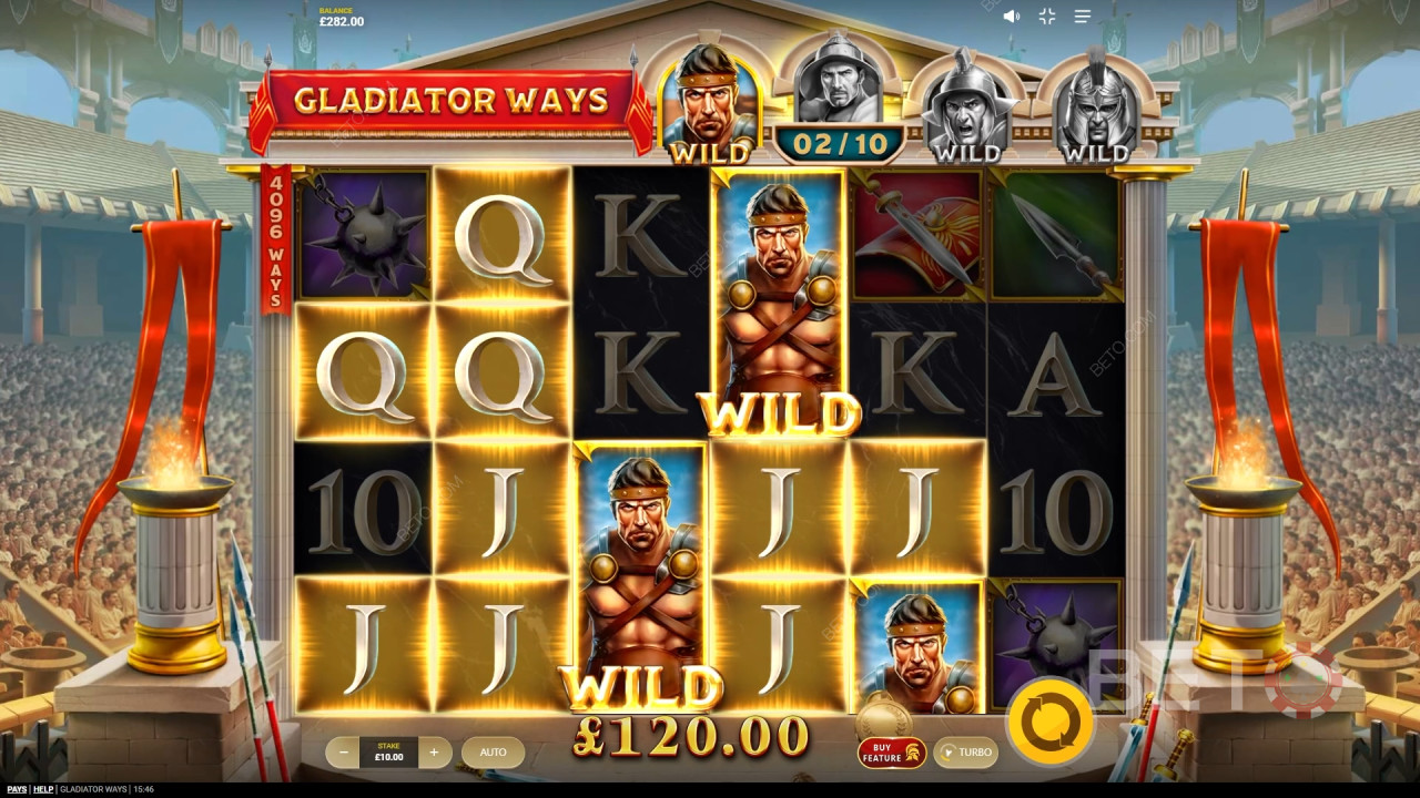 Đánh giá Gladiator Ways của BETO Slots