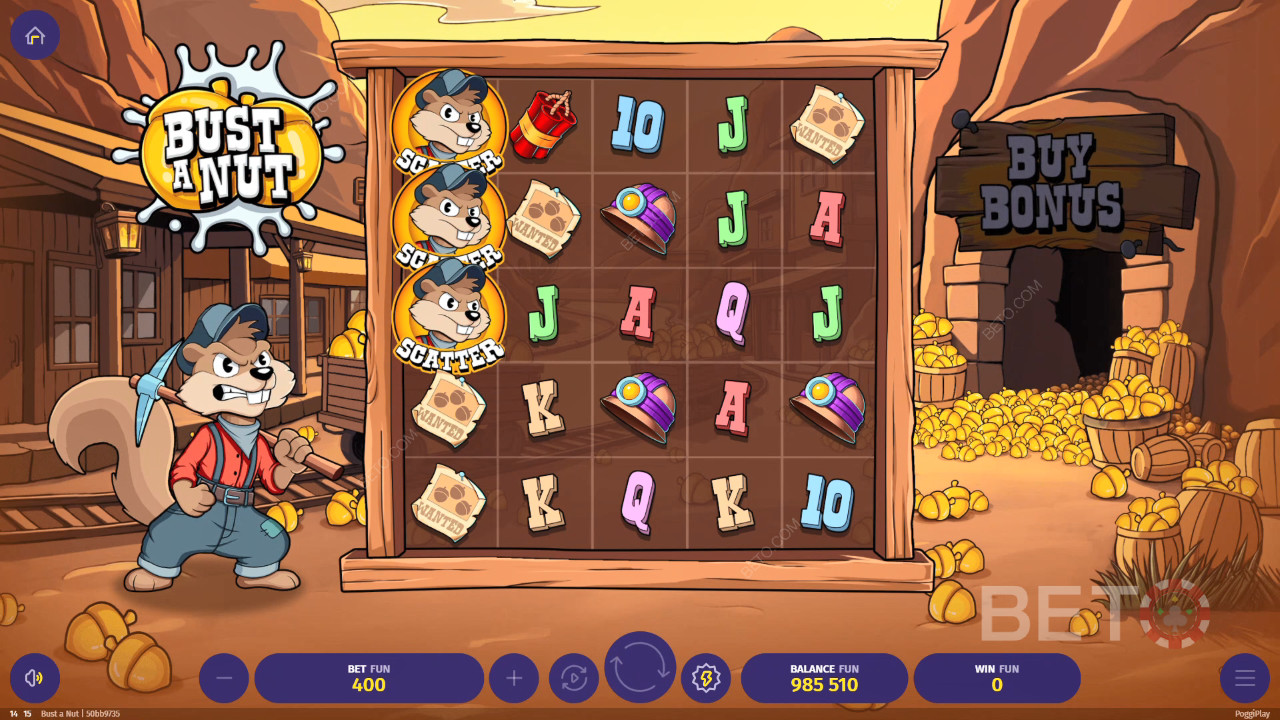 Đánh giá Bust a Nut của BETO Slots