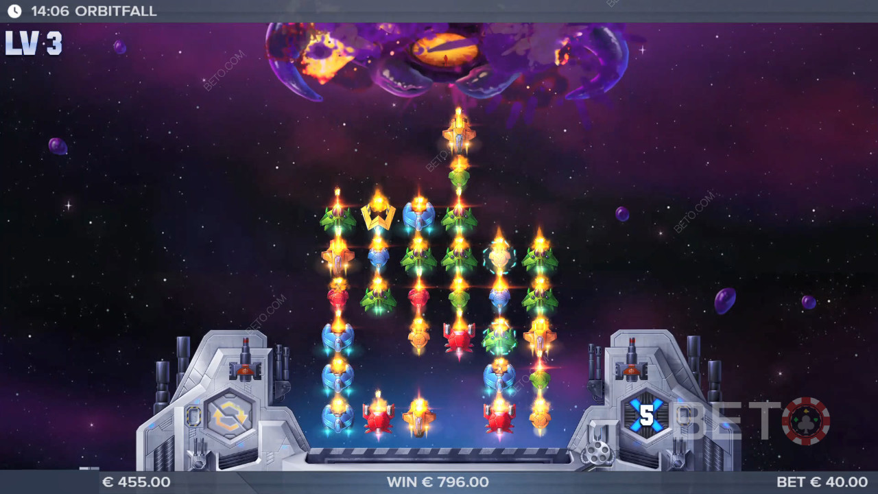 Đánh giá Orbitfall của BETO Slots