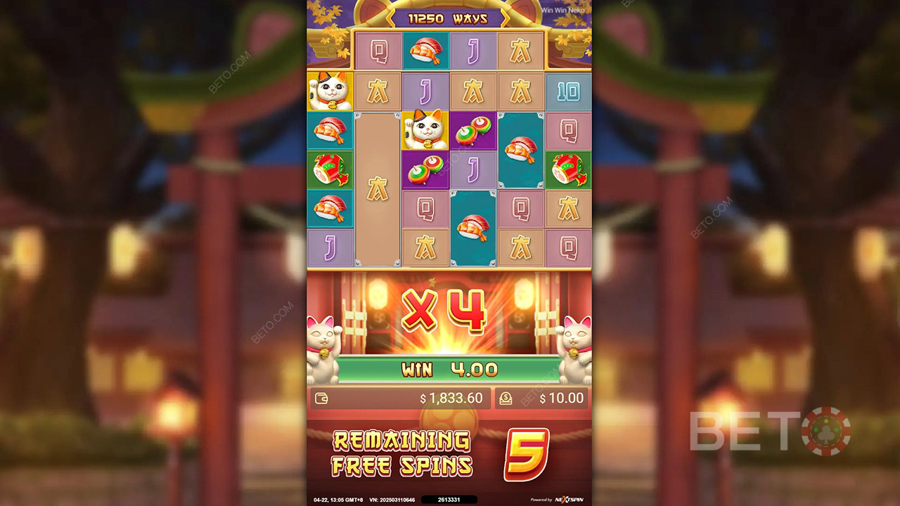 Cách chơi Win Win Neko của Nextspin