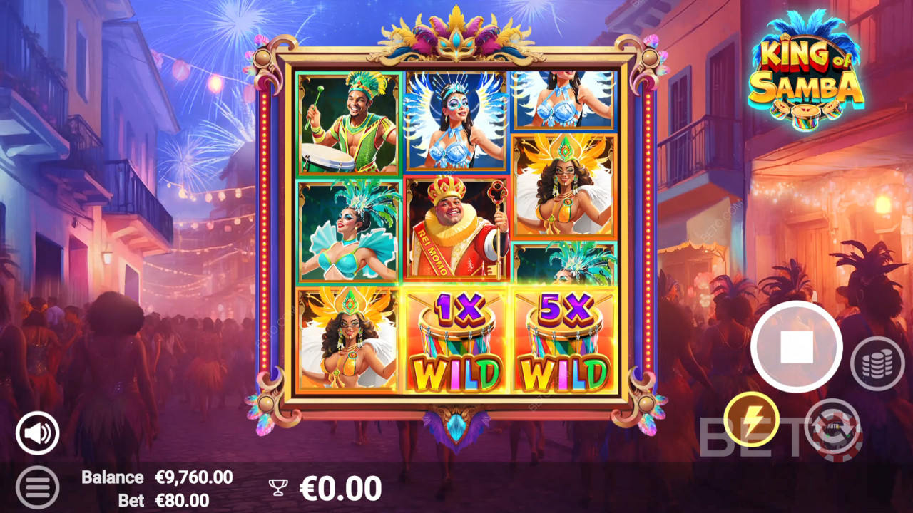 Đánh giá King of Samba của BETO Slots