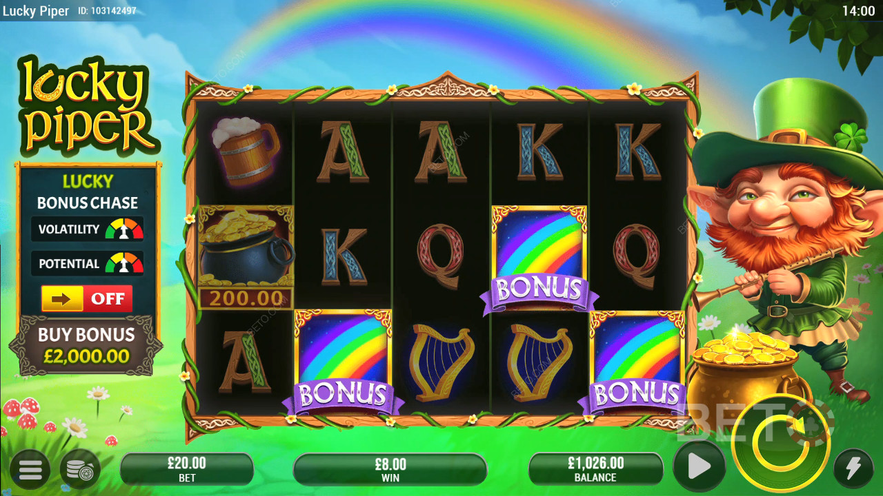 Đánh giá Lucky Piper của BETO Slots