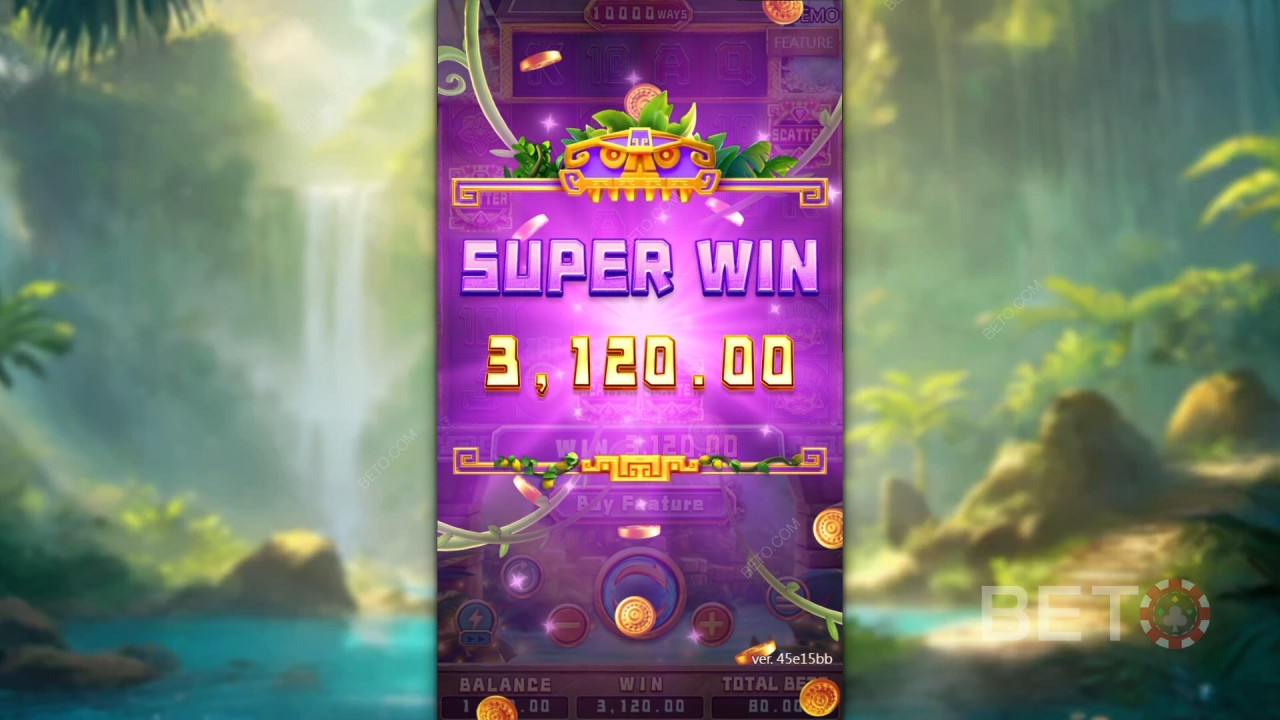 Thắng gấp 5.000 lần tiền cược của bạn trong trò chơi Queen of Inca Slot trực tuyến!