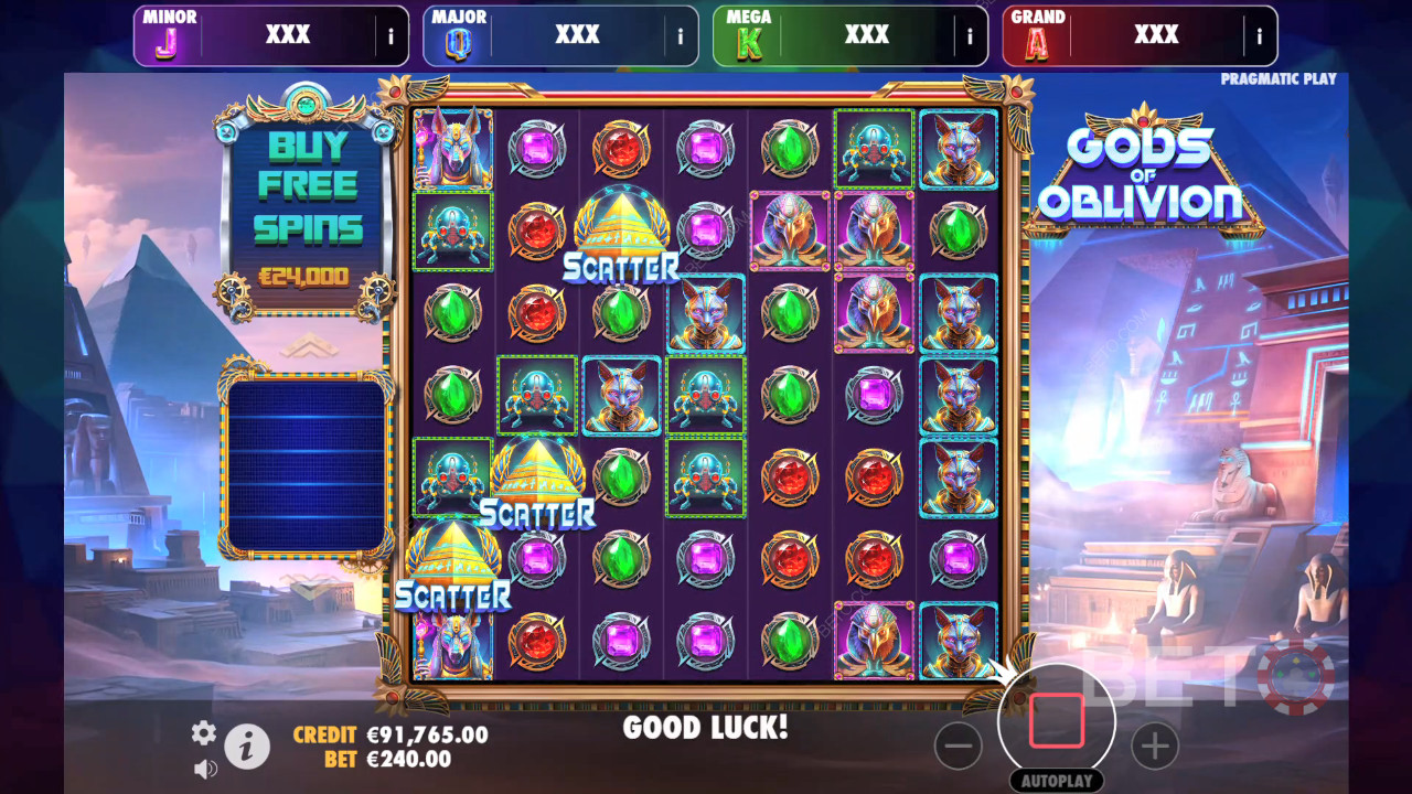 Đánh giá Gods of Oblivion của BETO Slots