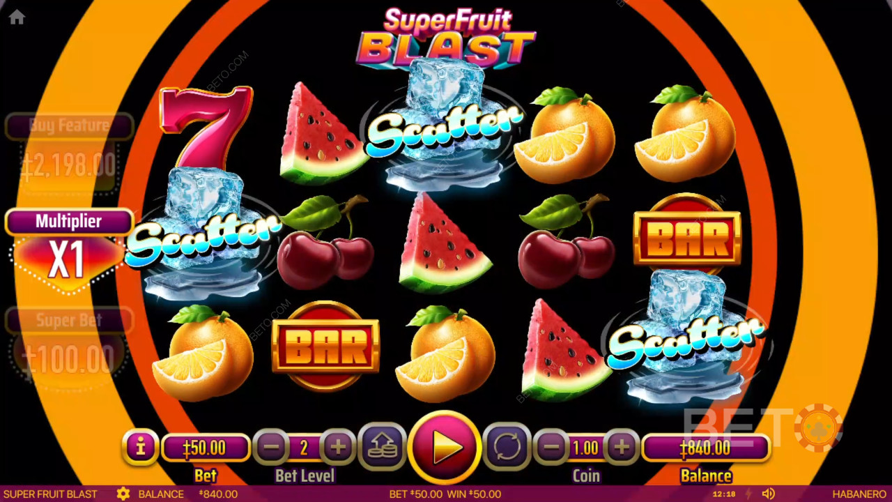 Đánh giá Super Fruit Blast của BETO Slots
