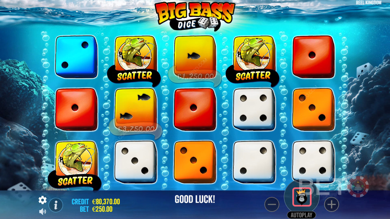 Đánh giá Big Bass Dice của BETO Slots