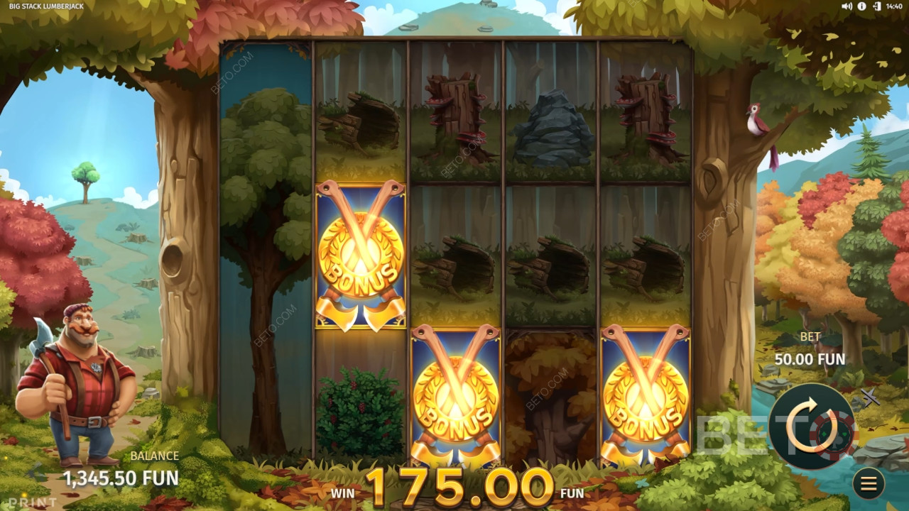 Đánh giá Big Stack Lumberjack của BETO Slots