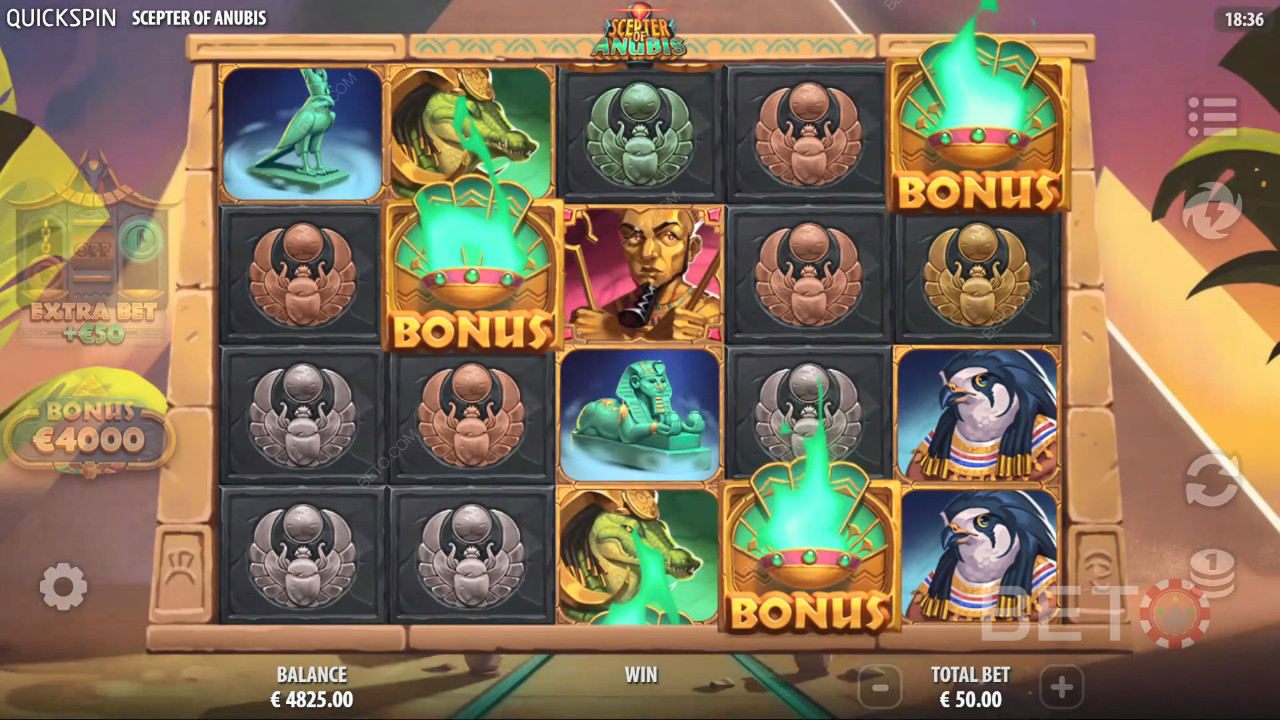 Đánh giá Scepter of Anubis của BETO Slots