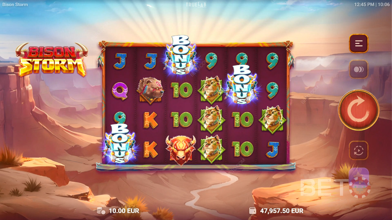 Đánh giá Bison Storm của BETO Slots