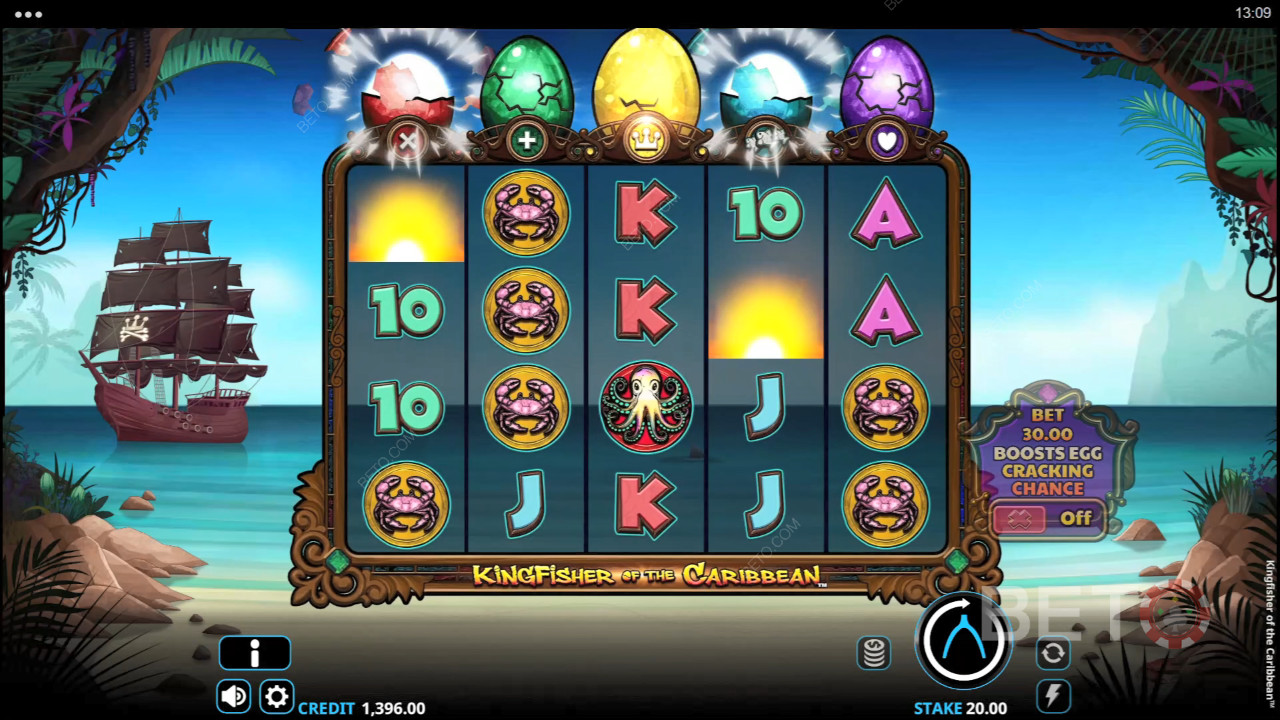 Đánh giá Kingfisher of the Caribbean của BETO Slots