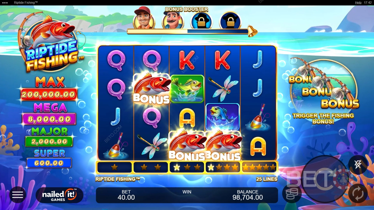 Đánh giá Riptide Fishing của BETO Slots