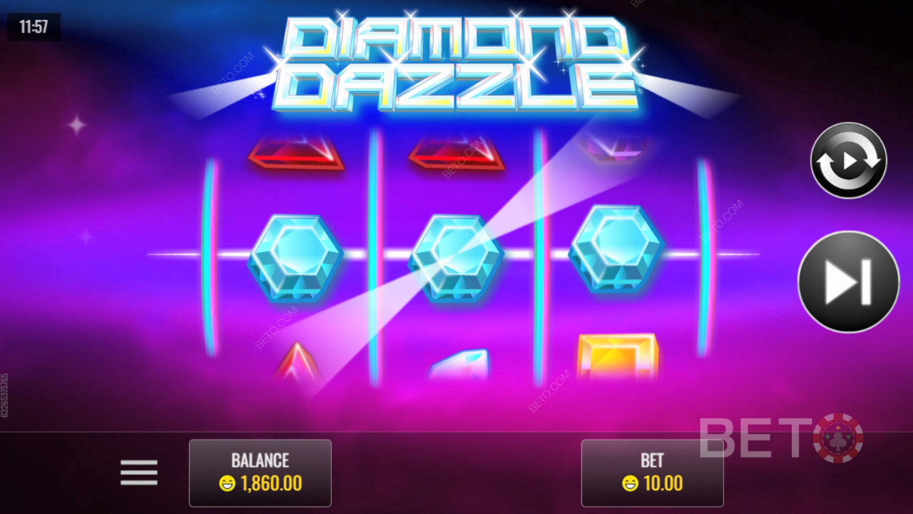 Đánh giá Diamond Dazzle của BETO Slots