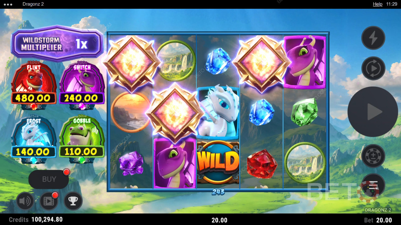 Đánh giá Dragonz 2 của BETO Slots