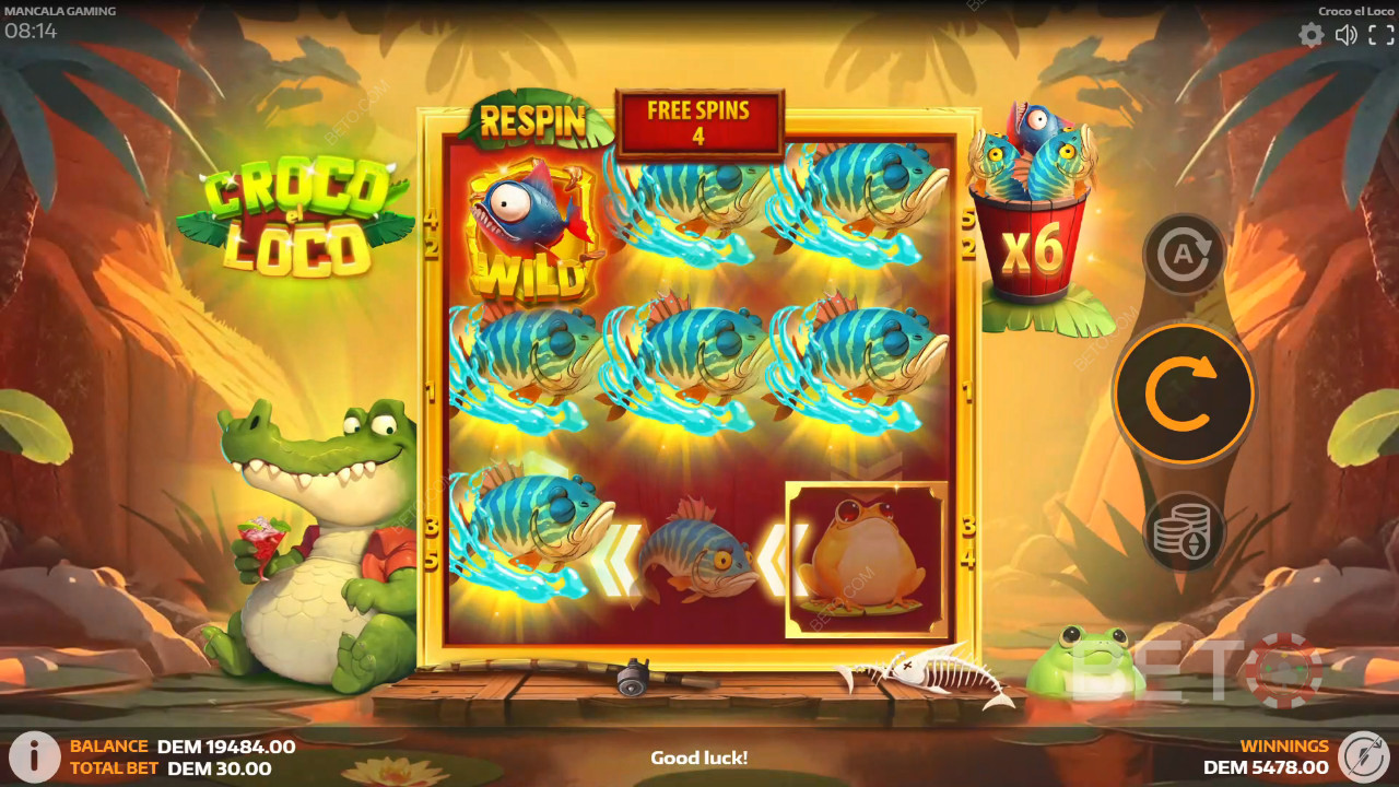 Đánh giá Croco el Loco của BETO Slots