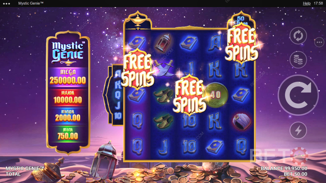 Đánh giá Mystic Genie của BETO Slots