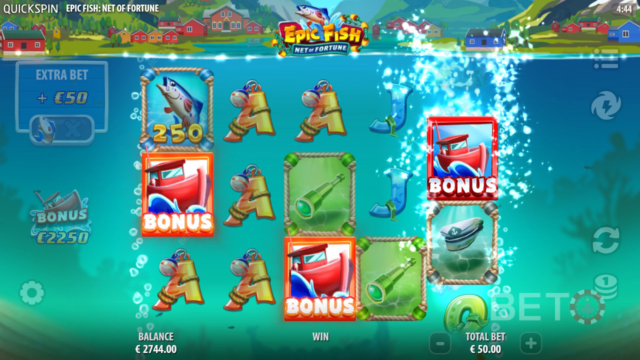 Đánh giá Epic Fish Net of Fortune của BETO Slots