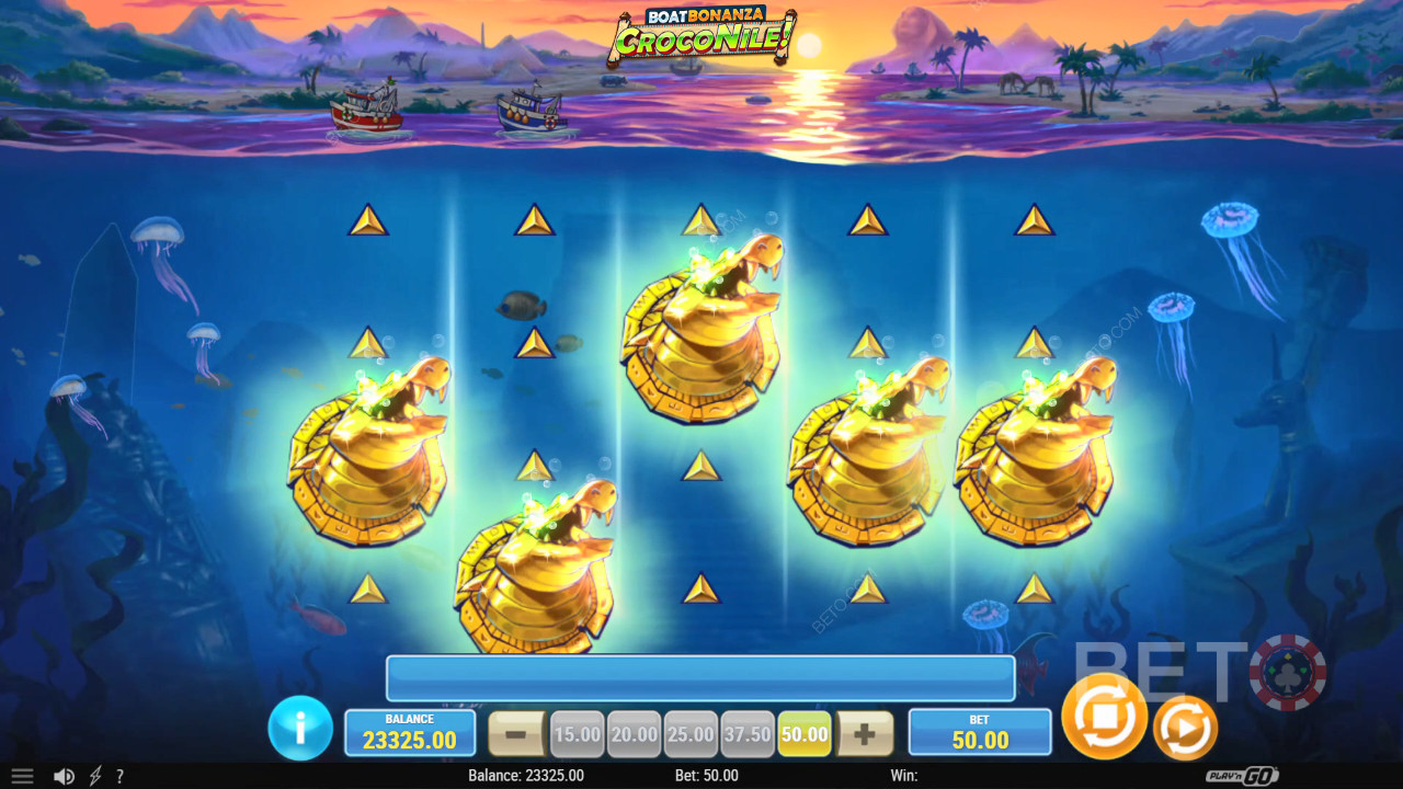 Đánh giá thuyền Bonanza CrocoNile! của BETO Slots