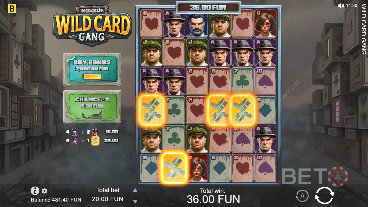 Đánh giá Wild Card Gang của BETO Slots