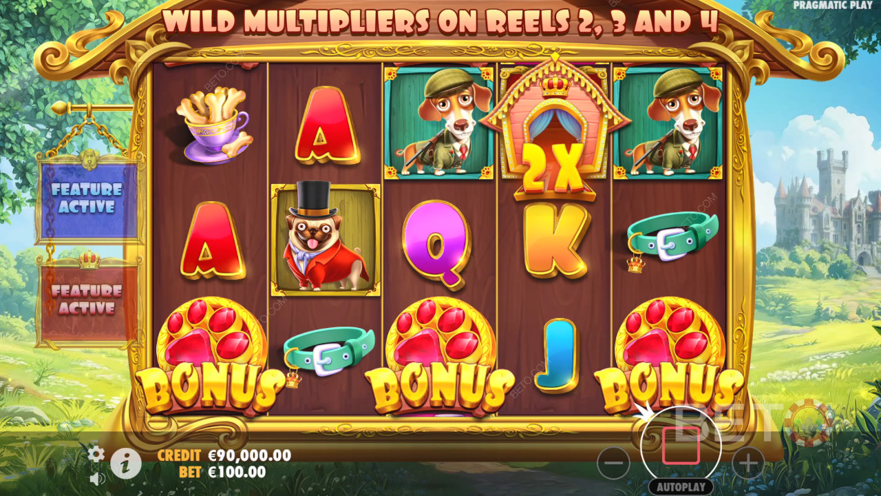 Đánh giá The Dog House Royal Hunt của BETO Slots