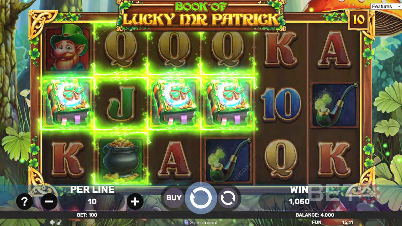 Đánh giá Book of Lucky Mr Patrick của BETO Slots