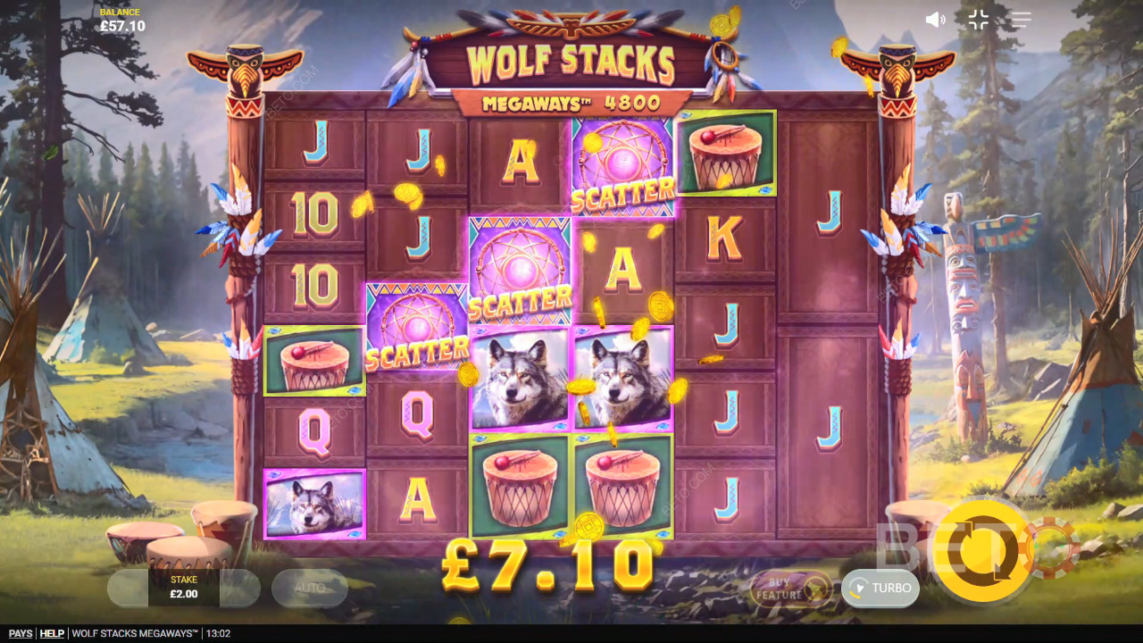 Đánh giá Wolf Stacks Megaways của BETO Slots