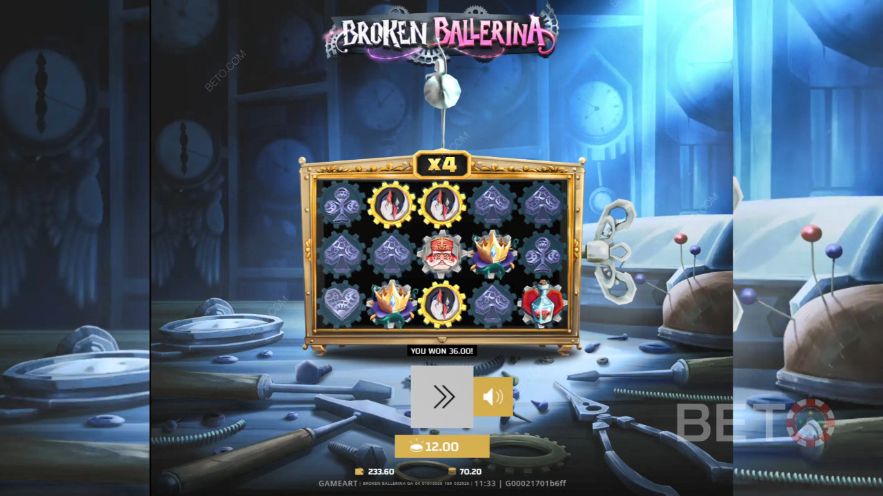 Đánh giá Broken Ballerina của BETO Slots