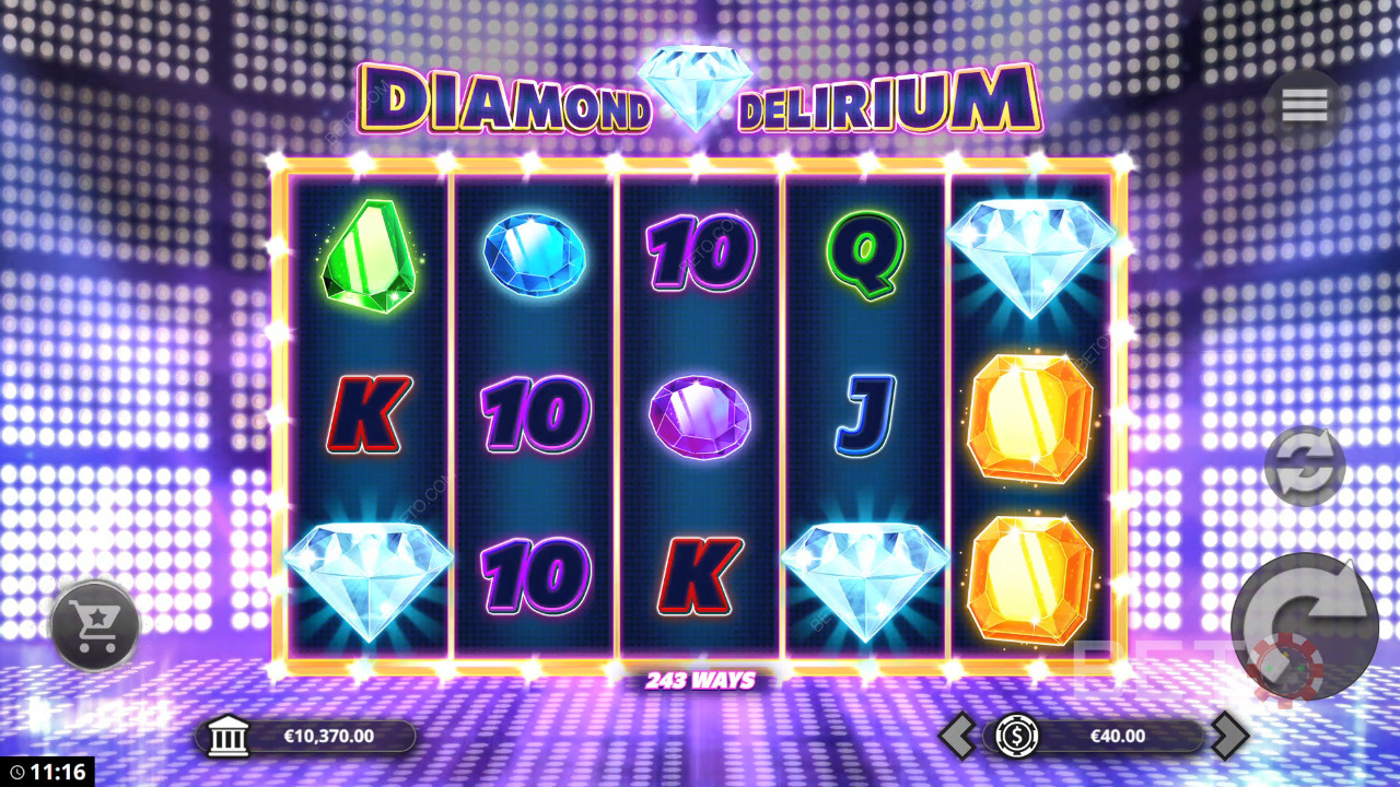 Đánh giá Diamond Delirium của BETO Slots