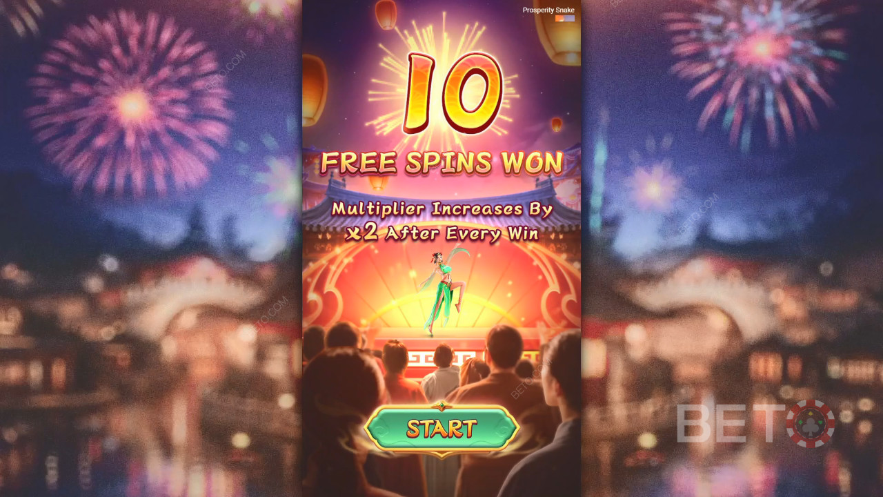 Giải thích về các tính năng thưởng trong Prosperity Snake của Nextspin