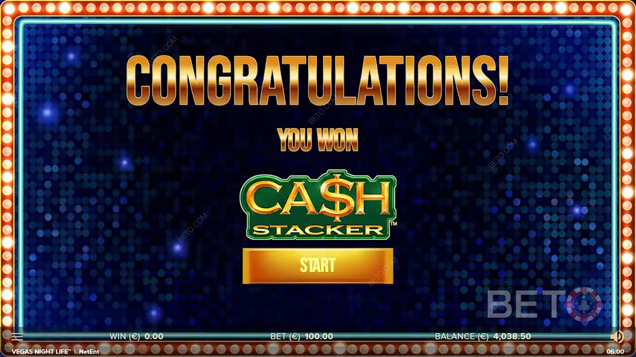 Cash Stacker là tính năng thú vị nhất của trò chơi sòng bạc này