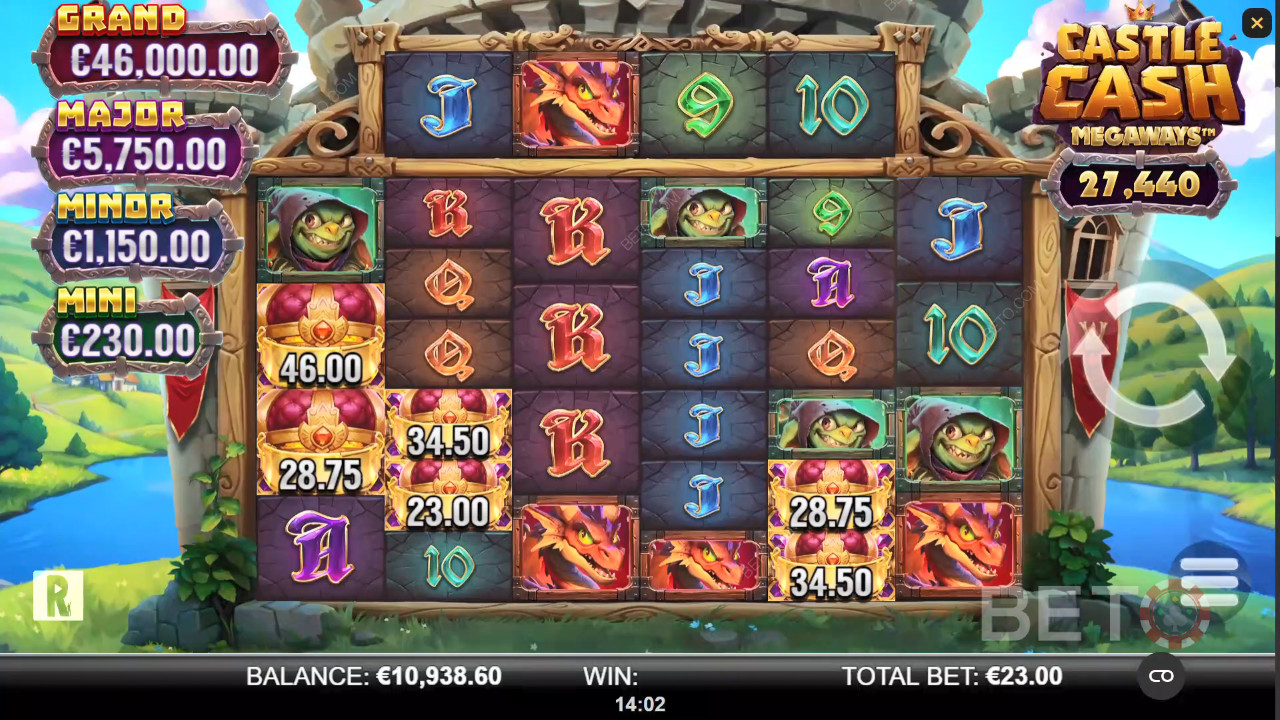 Đánh giá Castle Cash Megaways của BETO Slots