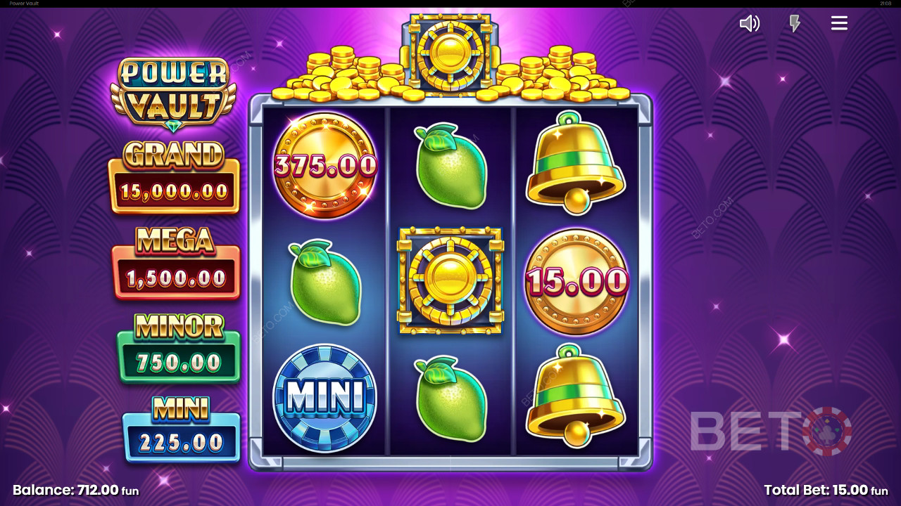 Đánh giá Power Vault của BETO Slots